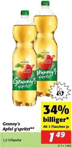 Nah&Frisch Granny's Apfel g'spritzt Angebot