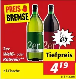 Nah&Frisch 2er Weiß- oder Rotwein Angebot