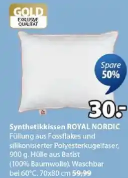 JYSK Synthetikkissen ROYAL NORDIC Angebot
