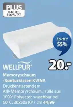 JYSK Memoryschaum -Konturkissen KVINA Angebot