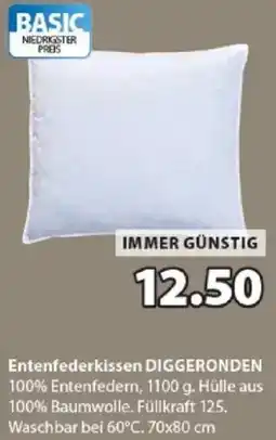 JYSK Entenfederkissen DIGGERONDEN Angebot