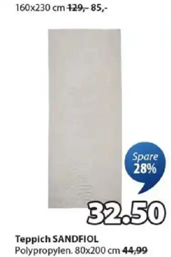 JYSK Teppich SANDFIOL Angebot