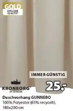 JYSK Duschvorhang GUNNEBO Angebot