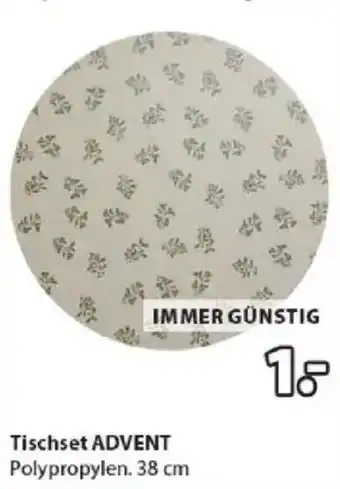 JYSK Tischset ADVENT Angebot