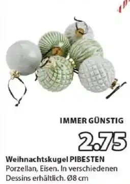JYSK Weihnachtskugel PIBESTEN Angebot
