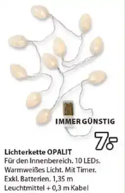 JYSK Lichterkette OPALIT Angebot