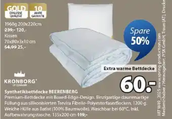 JYSK Synthetikbettdecke BEERENBERG Angebot