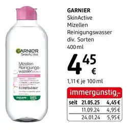 dm GARNIER SkinActive Mizellen Reinigungswasser Angebot