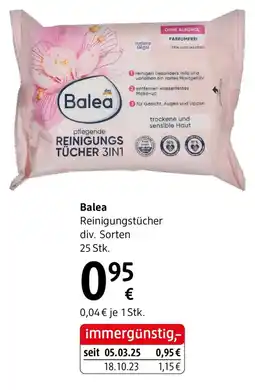dm Balea Reinigungstücher Angebot