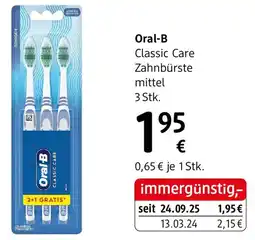 dm Oral-B Classic Care Zahnbürste mittel Angebot