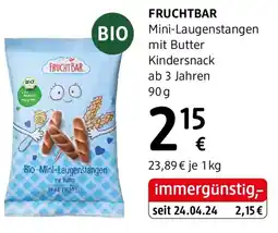 dm FRUCHTBAR Mini-Laugenstangen mit Butter Kindersnack ab 3 Jahren Angebot
