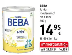 dm BEBA Junior Kindermilch ab 1 Jahr Angebot