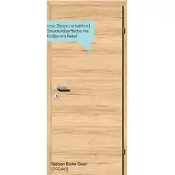 Hellweg CPL-Zimmertür, Saloon Eiche Quer 990461 HELLWEG Angebot
