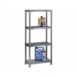 Hellweg Kunststoff-Regal „Primo“, silber 461406 HELLWEG Angebot