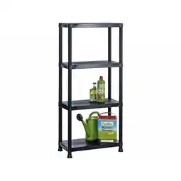 Hellweg Kunststoff-Regal „Primo“, schwarz 410572 HELLWEG Angebot