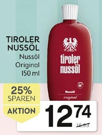 Bipa Tiroler Nussöl 150 ml Angebot