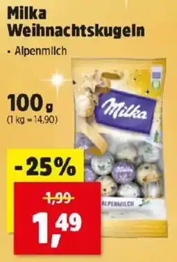 Thomas Philipps Milka Weihnachtskugeln Angebot