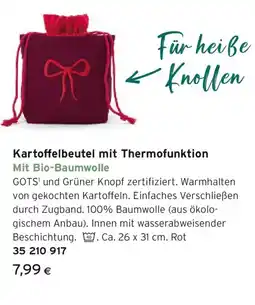 Tchibo Eduscho Kartoffelbeutel mit Thermofunktion Angebot