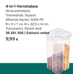 Tchibo Eduscho 4-in-1-Vorratsdose Angebot
