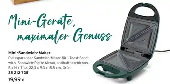 Tchibo Eduscho Mini-Sandwich-Maker Angebot