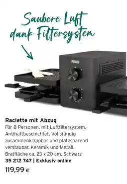 Tchibo Eduscho Raclette mit Abzug Angebot