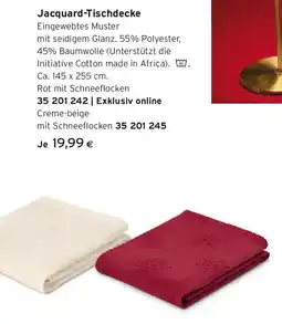 Tchibo Eduscho Jacquard-Tischdecke Angebot