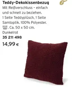 Tchibo Eduscho Teddy-Dekokissen-Bezug Angebot