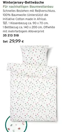 Tchibo Eduscho Winterjersey-Bettwäsche Angebot