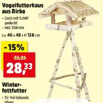 Thomas Philipps Vogelfutterhaus aus Birke Angebot