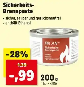 Thomas Philipps Sicherheits- Brennpaste Angebot