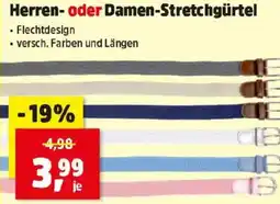Thomas Philipps Herren- oder Damen-Stretchgürtel Angebot