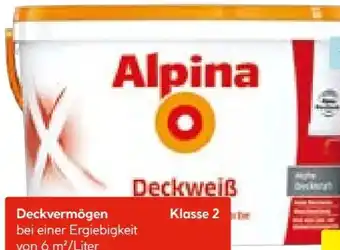 Hellweg Alpina Innenfarbe Deckweiß Angebot