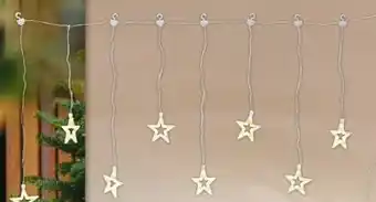 Hellweg Ambientis LED-Sternen-Lichtervorhang Angebot