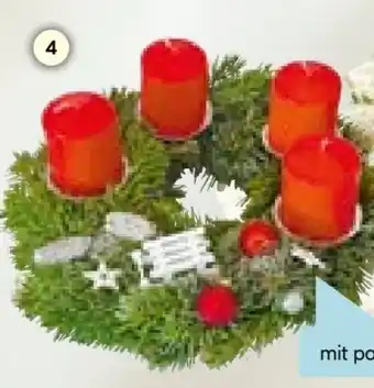 Hellweg Plantiflor Adventskranz Nordmanntanne Angebot