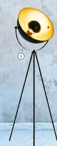 Hellweg Näve Dreibein-Stehleuchte Bernice Angebot