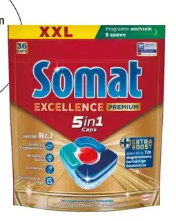 dm Somat Geschirrspül-Tabs Excellence Premium 5in1 Angebot