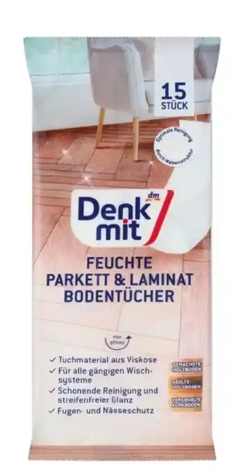 dm Denkmit Feuchte Reinigungstücher für Parkett & Laminat Angebot