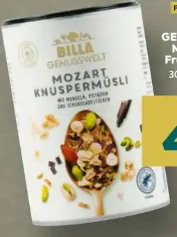 Billa Billa Genusswelt Mozart Knuspermüsli Angebot