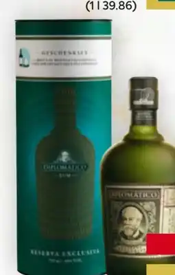 Billa Diplomatico Rum Reserva Exclusiva Angebot