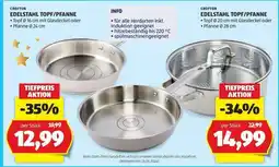 Hofer CROFTON EDELSTAHL TOPF/PFANNE Angebot