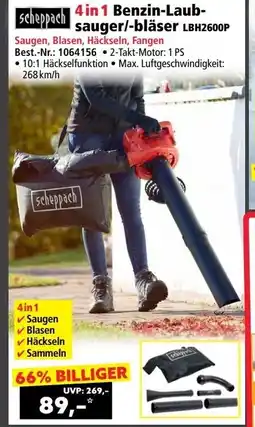 Norma 4 in 1 Benzin Laub sauger bläser Angebot