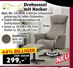 Norma Drehsessel mit Hocker Angebot