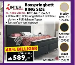 Norma Boxspringbett king size Angebot