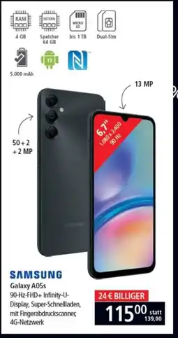 Pagro Diskont Samsung galaxy a05s Angebot