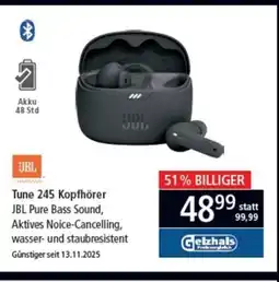 Pagro Diskont jbl Tune 245 Kopfhörer Angebot