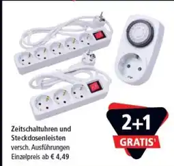 Pagro Diskont Zeitschaltuhren und Steckdosenleisten Angebot
