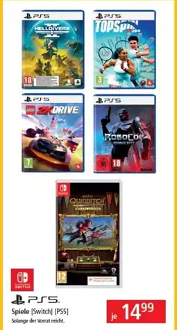 Pagro Diskont Spiele Switch PS5 Angebot