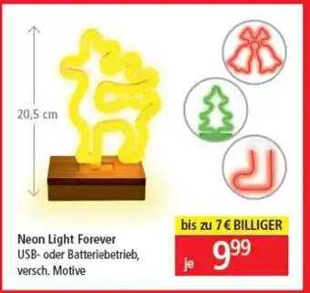 Pagro Diskont Neon Light Forever Angebot