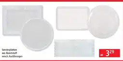 Pagro Diskont Servierplatten aus Kunststoff Angebot