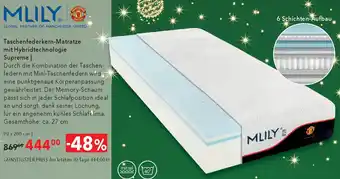 Matratzen Concord Taschenfederkern-Matratze mit Hybridtechnologie Supreme Angebot